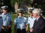 Dodd Attends Coast Guard Cadet Review Honoring Claiborne Pell